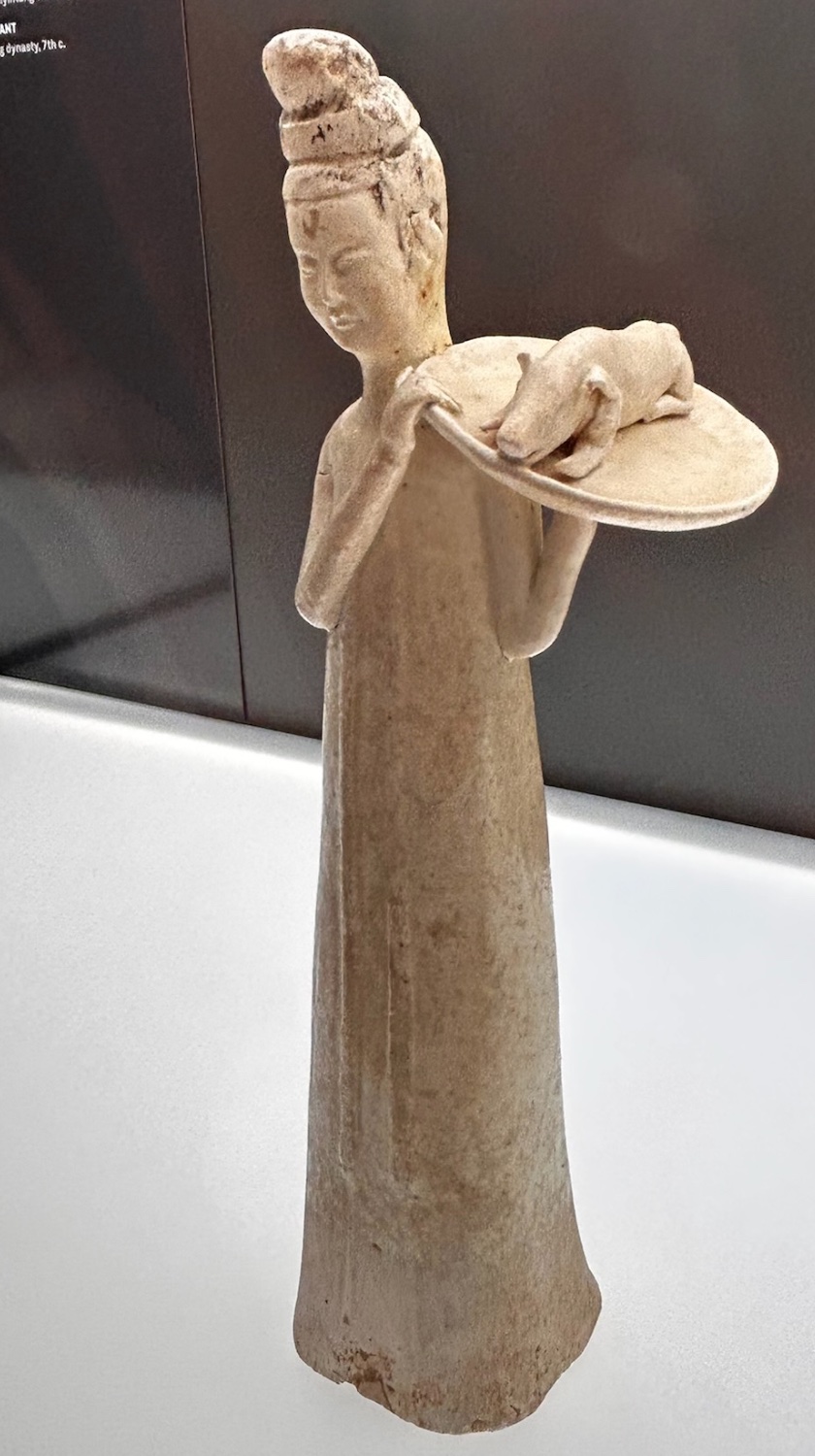 Female Attendant, 7th century, Museum Rietberg